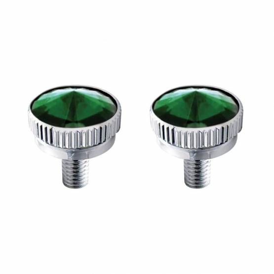 UNITED PACIFIC - UNITED PACIFIC - 21761 - PERNO DE MONTAJE CB DE 5MM CON CRISTAL VERDE (PACK DE 2)