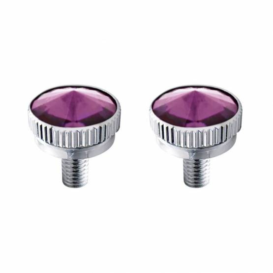 UNITED PACIFIC - UNITED PACIFIC - 21762 - PERNO DE MONTAJE CB DE 5MM CON CRISTAL MORADO (PACK DE 2)