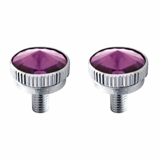 UNITED PACIFIC - UNITED PACIFIC - 21769 - PERNO DE MONTAJE CB DE 6MM CON CRISTAL MORADO (PACK DE 2)