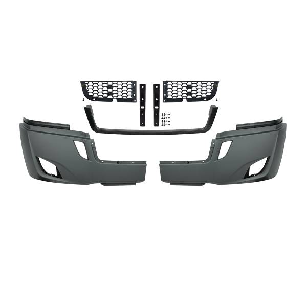 UNITED PACIFIC - UNITED PACIFIC - 21953 - KIT DE PARACHOQUES DE 5 PIEZAS CON APERTURA DE LUZ ANTINIEBLA PARA FREIGHTLINER CASCADIA 2018-2024