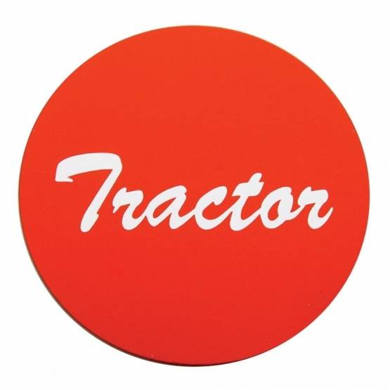 UNITED PACIFIC - UNITED PACIFIC - 23010-2R - SÓLO ETIQUETA DE PERILLA DE VÁLVULA DE AIRE DE ALUMINIO PARA TRACTOR - ROJO