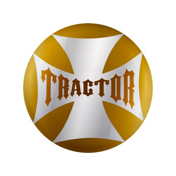 UNITED PACIFIC - UNITED PACIFIC - 23222-2Y - TRACTOR MALTESE CROSS PERILLA DE LA VÁLVULA DE AIRE PEGATINA DE COLOR CARAMELO - AMARILLO ELÉCTRICO