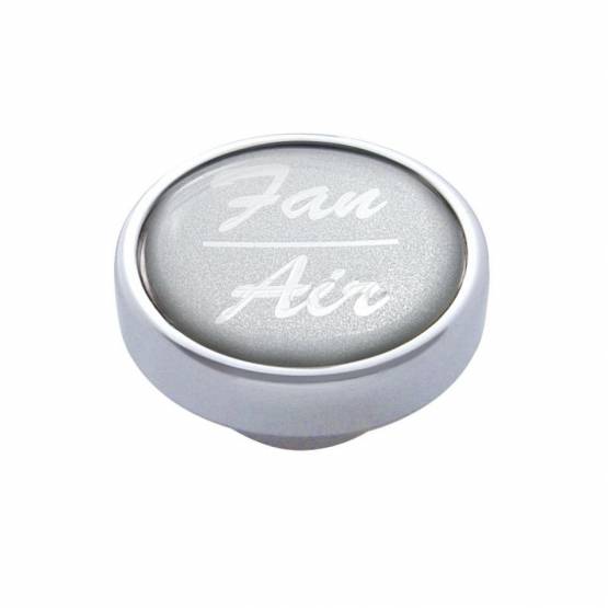 UNITED PACIFIC - UNITED PACIFIC - 23254 - POMO DEL TABLERO DE VENTILADOR/AIRE - PEGATINA PLATA BRILLANTE
