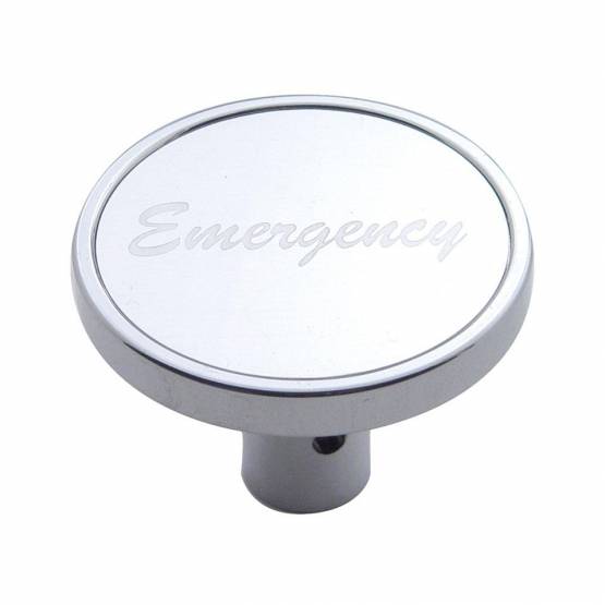UNITED PACIFIC - UNITED PACIFIC - 23285 - PERILLA DE VÁLVULA DE AIRE CORTA DE EMERGENCIA - PEGATINA DE ALUMINIO PLATA