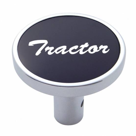 UNITED PACIFIC - UNITED PACIFIC - 23310 - PERILLA DE VÁLVULA DE AIRE LARGA PARA TRACTOR - PEGATINA DE ALUMINIO NEGRO