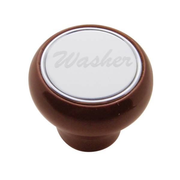 UNITED PACIFIC - UNITED PACIFIC - 23379 - POMO TABLERO DELUXE DE MADERA PARA ARANDELA - PLACA INOXIDABLE