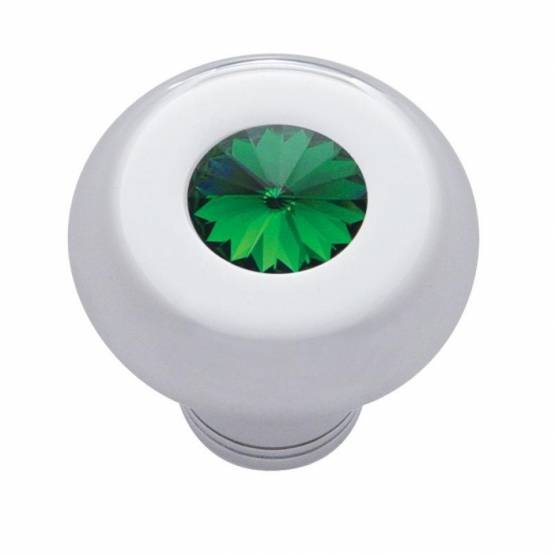 UNITED PACIFIC - UNITED PACIFIC - 23585 - TIRADOR DE SALPICADERO DELUXE PEQUEÑO CON CRISTAL VERDE