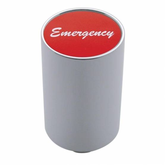 UNITED PACIFIC - UNITED PACIFIC - 23758 - PERILLA DE VÁLVULA DE AIRE DE EMERGENCIA DE 3" - PEGATINA DE ALUMINIO ROJA