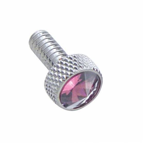 UNITED PACIFIC - UNITED PACIFIC - 23835 - TORNILLO DASH PEQUEÑO CON CRISTAL MORADO PARA PETERBILT (PACK DE 2)
