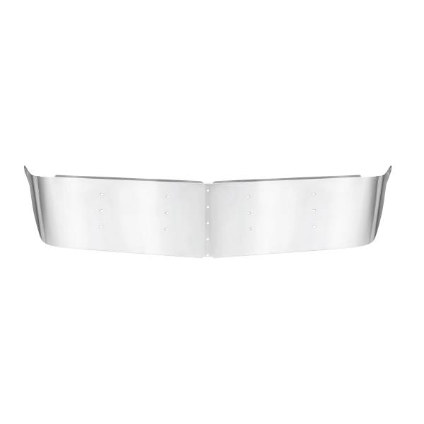 UNITED PACIFIC - UNITED PACIFIC - 28013 - VISERA CURVA DE ACERO INOXIDABLE DE 13-1/2" PARA KENWORTH W900 1995-2006