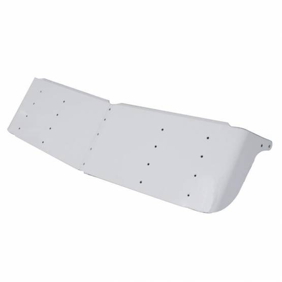 UNITED PACIFIC - UNITED PACIFIC - 28016 - VISERA DE ACERO INOXIDABLE ESTILO GANGSTER DE 16" PARA KENWORTH W900 1995-2006 CON PARABRISAS CURVADO
