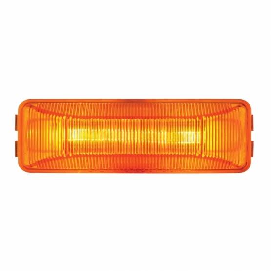 UNITED PACIFIC - UNITED PACIFIC - 30051 - LUZ RECTANGULAR DE BOMBILLAS DOBLES (LIQUIDACIÓN/MARCADOR) - LENTE ÁMBAR