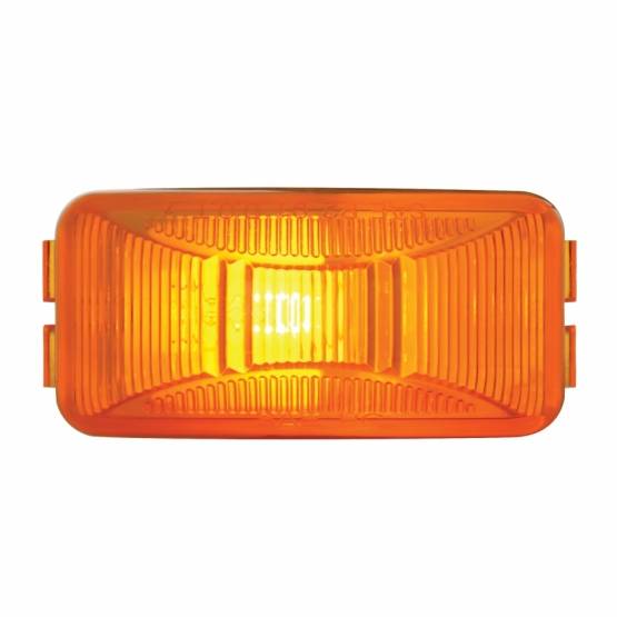 UNITED PACIFIC - UNITED PACIFIC - 30141 - LUZ RECTANGULAR DE UNA BOMBILLA (LIQUIDACIÓN/MARCADOR) - LENTE ÁMBAR