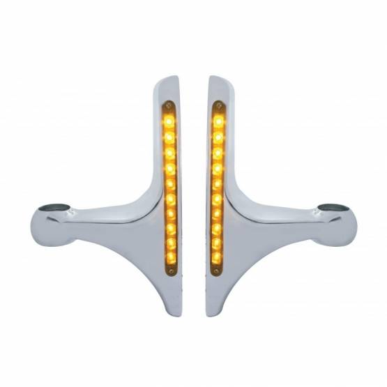 UNITED PACIFIC - UNITED PACIFIC - 30457 - SOPORTE DE FARO LED - 10 LED ÁMBAR/LENTE ÁMBAR (PAR)