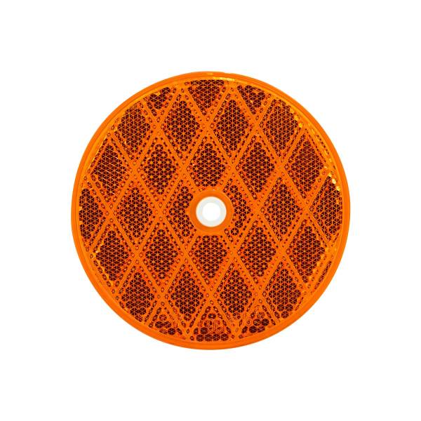 UNITED PACIFIC - UNITED PACIFIC - 30723 - REFLECTOR DE PERNO CENTRAL REDONDO DE 3 3/16" - ÁMBAR