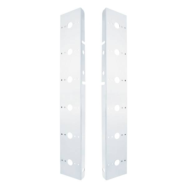 UNITED PACIFIC - UNITED PACIFIC - 30988-1 - SOPORTE DEL FILTRO DE AIRE DELANTERO DE INOXIDABLE PETERBILT SOLAMENTE - 12 CORTES DE LUZ