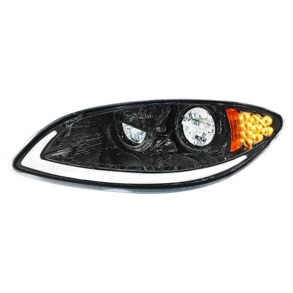 UNITED PACIFIC - UNITED PACIFIC - 31032 - FARO LED APAGADO CON BARRA DE LUCES LED Y SEÑAL DE GIRO PARA EL CONDUCTOR PROSTAR INTERNACIONAL 2006-2017