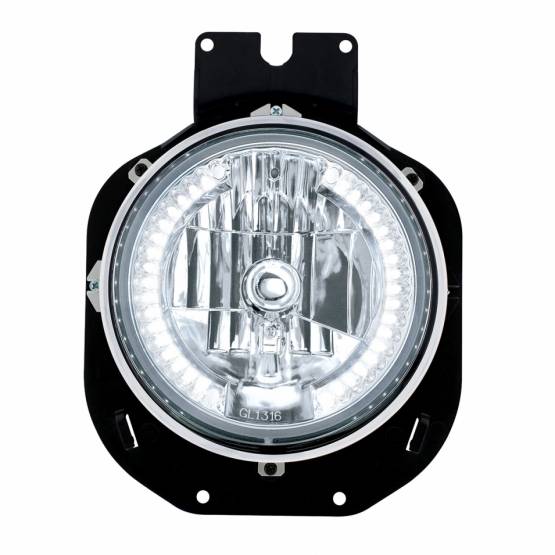 UNITED PACIFIC - UNITED PACIFIC - 31142 - FARO DE CRISTAL CON 34 LUCES LATERALES LED BLANCAS PARA FREIGHTLINER CENTURY 1996-2005