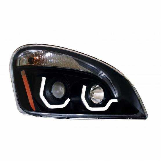 UNITED PACIFIC - UNITED PACIFIC - 31271 - FARO DE PROYECCIÓN BLACKOUT CON LUZ DE POSICIÓN LED BLANCA PARA FREIGHTLINER CASCADIA 2008-2017 - PASAJERO