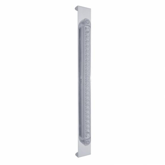 UNITED PACIFIC - UNITED PACIFIC - 31472 - SOPORTE PARA ESPEJO CON BARRA DE LUCES DE 23 LED DE 17-1/4" - LED ÁMBAR/LENTE TRANSPARENTE