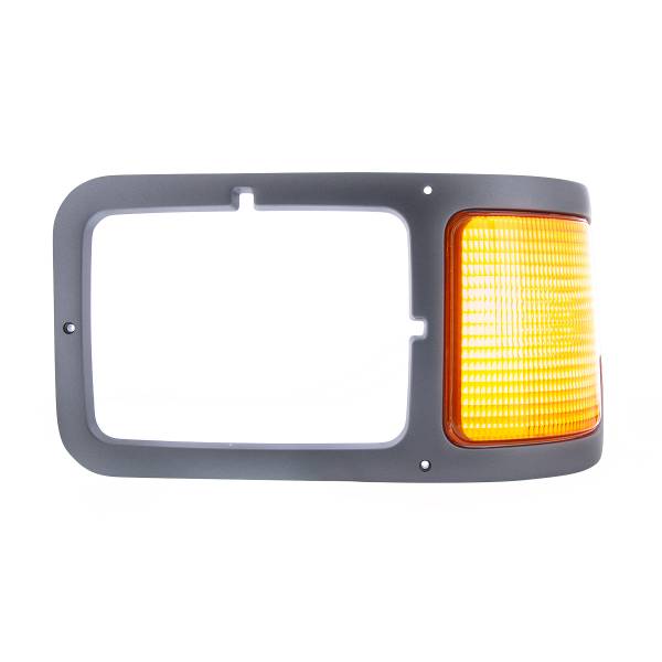 UNITED PACIFIC - UNITED PACIFIC - 31982 - BISEL PLASTICO GRIS P/FARO CON LUZ DE ESTACIONAMIENTO FORD 650/750 2000-2015 CHOFER