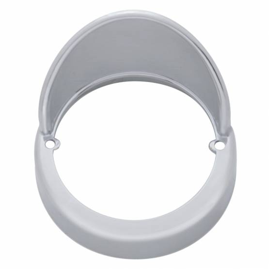 UNITED PACIFIC - UNITED PACIFIC - 32119 - BISEL DE LUZ DE CABINA DE PLÁSTICO CROMADO CON VISERA PARA LUZ DE CABINA ESTILO TRUCK-LITE DE UNITED PACIFIC