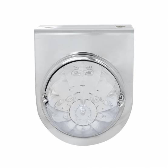 UNITED PACIFIC - UNITED PACIFIC - 32321 - SOPORTE DE LUZ INOXIDABLE CON LUZ DE SANDÍA DE 17 LED - LED ROJO/LENTE TRANSPARENTE
