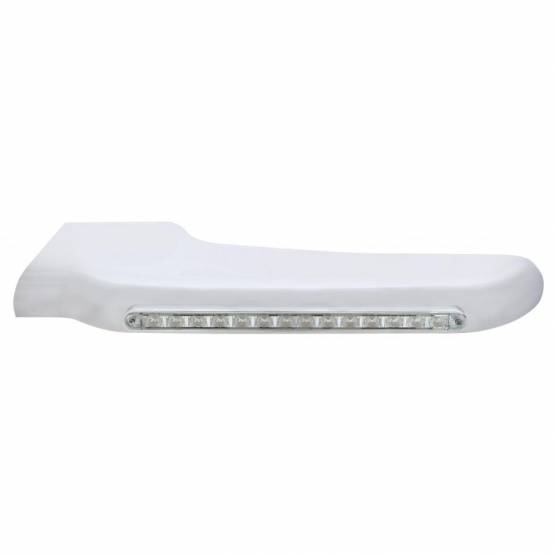 UNITED PACIFIC - UNITED PACIFIC - 32562 - CUBIERTA DE GUARDABARROS DELANTERO DE 14 LED ÁMBAR PARA PETERBILT 388 (2008-2015) Y 389 (2008-2023) - LENTE TRANSPARENTE - CONDUCTOR