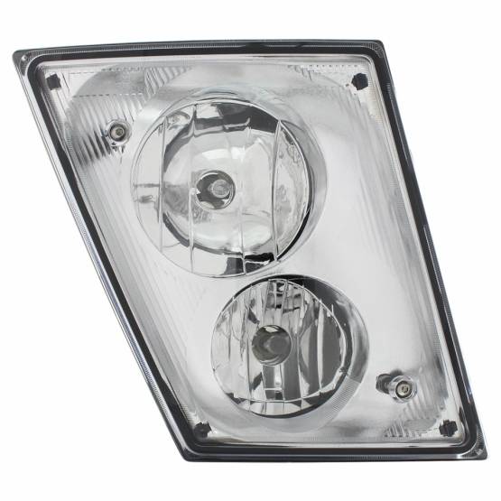 UNITED PACIFIC - UNITED PACIFIC - 32591 - CONJUNTO DE LUCES ANTINIEBLA/CONDUCCIÓN CROMADAS PARA VOLVO VN/VNL 2003-2017 - PASAJERO