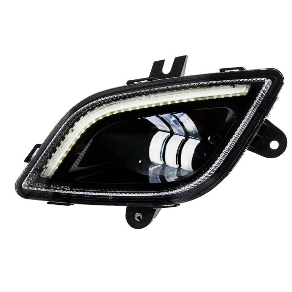 UNITED PACIFIC - UNITED PACIFIC - 32830 - LUZ ANTINIEBLA NEGRA DE 34 LED CON BARRA DE LUCES LED PARA FREIGHTLINER CASCADIA 2018-2024 - CONDUCTOR