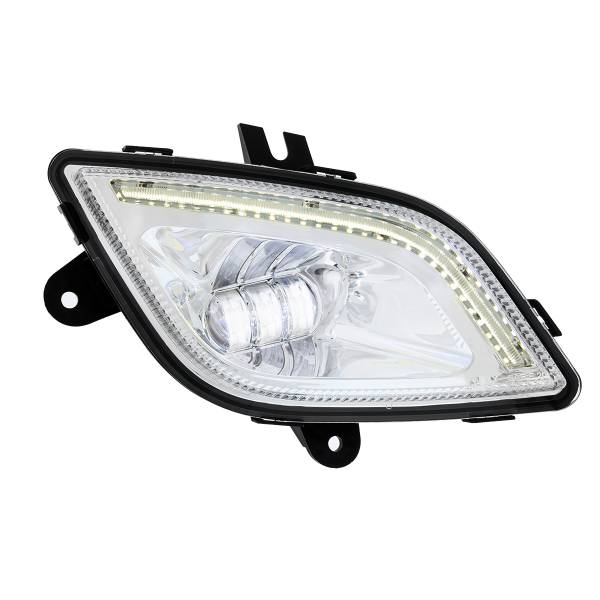 UNITED PACIFIC - UNITED PACIFIC - 32833 - LUZ ANTINIEBLA CROMADA DE 34 LED CON BARRA DE LUCES LED PARA FREIGHTLINER CASCADIA 2018-2024 - PASAJERO