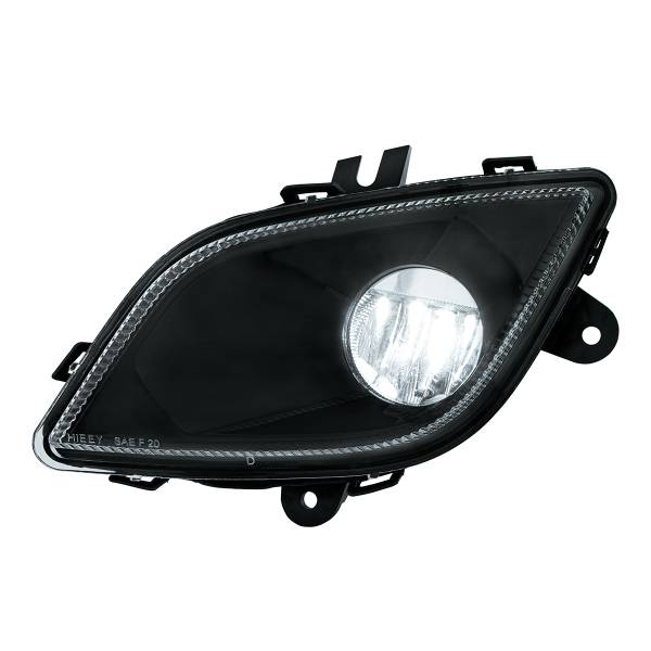 UNITED PACIFIC - UNITED PACIFIC - 32902 - LUZ ANTINIEBLA LED ÚNICA NEGRA PARA FREIGHTLINER CASCADIA 2018-2024 - CONDUCTOR - SERIE DE COMPETENCIA