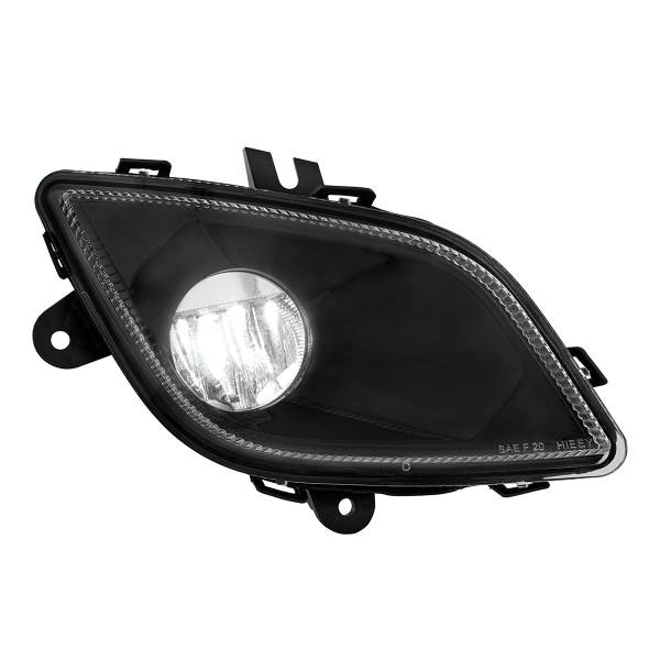 UNITED PACIFIC - UNITED PACIFIC - 32903 - LUZ ANTINIEBLA LED ÚNICA NEGRA PARA FREIGHTLINER CASCADIA 2018-2024 - PASAJERO - SERIE DE COMPETENCIA