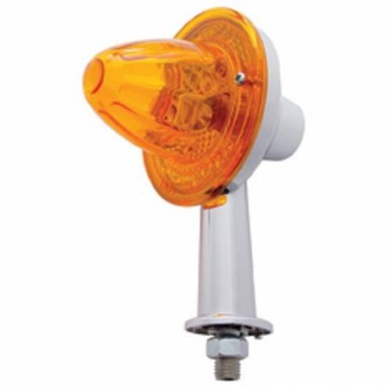 UNITED PACIFIC - UNITED PACIFIC - 33407 - LUZ HONDA DE SANDÍA DE CRISTAL CON BRAZO DE 2-1/8" CON CONTACTO ÚNICO - LENTE ÁMBAR