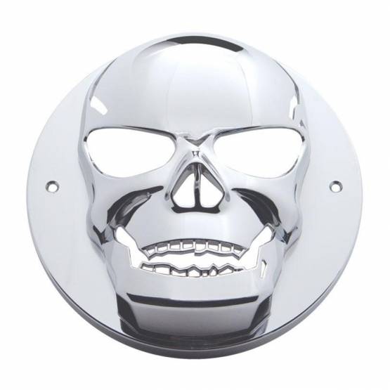 UNITED PACIFIC - UNITED PACIFIC - 34016 - BISEL DE CALAVERA DE PLÁSTICO CROMADO PARA OJAL DE LUZ DE 2-1/2"