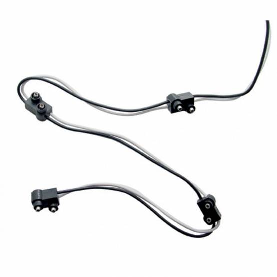UNITED PACIFIC - UNITED PACIFIC - 34223 - ARNÉS DE CABLEADO DE ENCHUFE DE 2 CLAVIJAS CON 4 ENCHUFES Y CABLE DE 7" (A GRANEL)