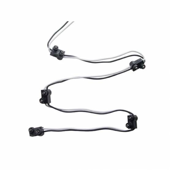 UNITED PACIFIC - UNITED PACIFIC - 34224P - ARNÉS DE CABLEADO DE ENCHUFE DE 2 CLAVIJAS CON 5 ENCHUFES Y CABLE DE 7"