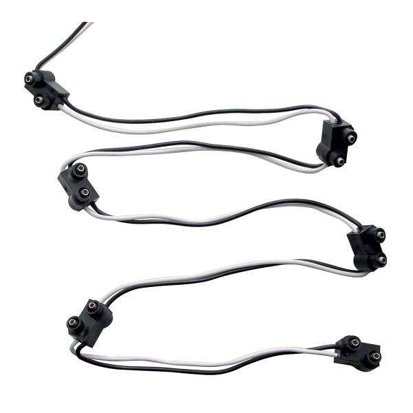 UNITED PACIFIC - UNITED PACIFIC - 34225 - ARNÉS DE CABLEADO DE ENCHUFE DE 2 CLAVIJAS CON 6 ENCHUFES Y CABLE DE 7" (A GRANEL)