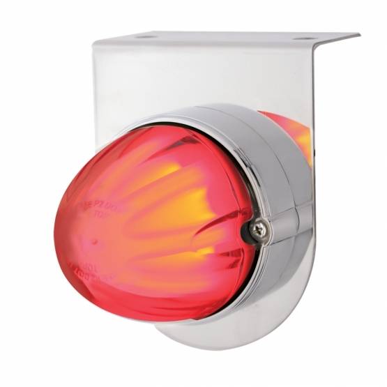 UNITED PACIFIC - UNITED PACIFIC - 34419 - SOPORTE DE LUZ INOXIDABLE CON GLOLIGHT DE SANDÍA DE DOBLE FUNCIÓN DE 9 LED - LED ROJO/LENTE TRANSPARENTE