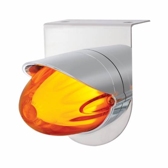 UNITED PACIFIC - UNITED PACIFIC - 34446 - SOPORTE DE ACERO INOXIDABLE CON 9 LED DE DOBLE FUNCIÓN GLOLIGHT SANDÍA LUZ Y VISERA GRAKON 1000 - LED ÁMBAR Y LENTE
