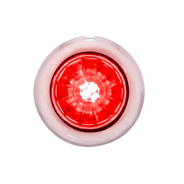 UNITED PACIFIC - UNITED PACIFIC - 34848 - MINI LUZ DE SANDÍA DE 3/4" DE DOBLE FUNCIÓN DE 4 LED (LIQUIDACIÓN/MARCADOR) - LED ROJO/LENTE ROJA