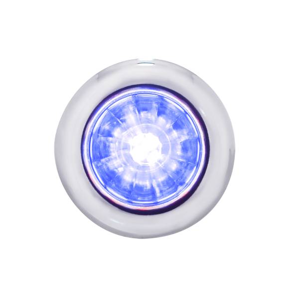 UNITED PACIFIC - UNITED PACIFIC - 34851 - MINI LUZ DE SANDÍA DE 3/4" DE DOBLE FUNCIÓN DE 4 LED (LIQUIDACIÓN/MARCADOR) - LED AZUL/LENTE TRANSPARENTE
