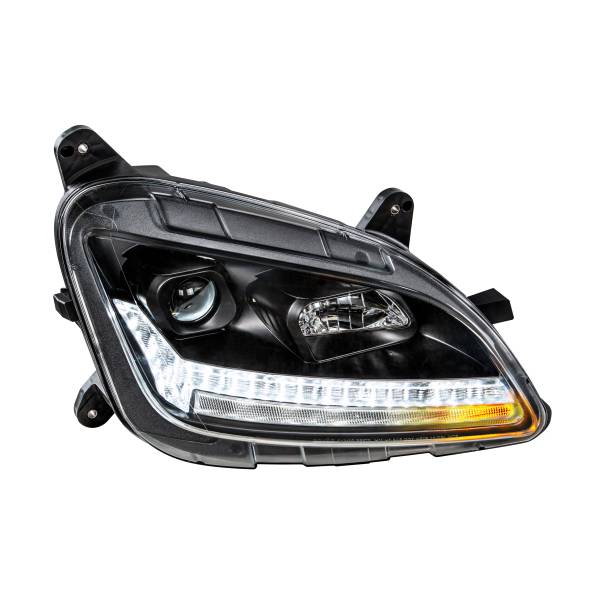 UNITED PACIFIC - UNITED PACIFIC - 35782 - FARO DE PROYECCIÓN BLACKOUT CON GIRO SECUENCIAL LED Y DRL PARA PETERBILT 579- PASAJERO 2012-2021