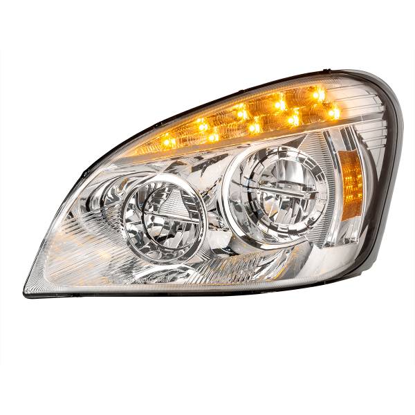 UNITED PACIFIC - UNITED PACIFIC - 35831 - FARO LED CROMADO PARA FREIGHTLINER CASCADIA 2008-2017 - CONDUCTOR