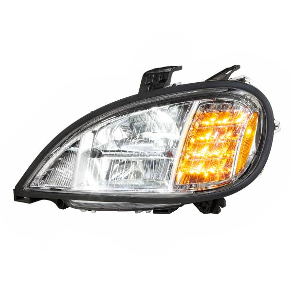 UNITED PACIFIC - UNITED PACIFIC - 35845 - FARO LED CROMADO PARA FREIGHTLINER COLUMBIA 2001-2020 - CONDUCTOR