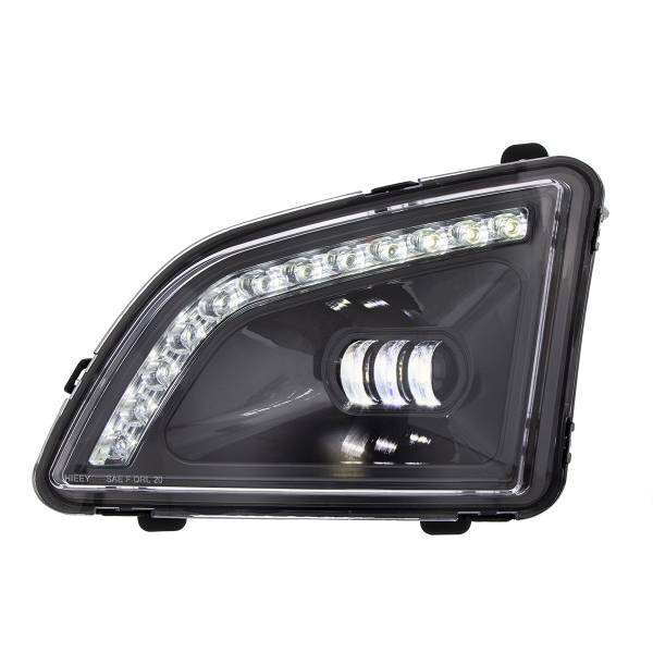 UNITED PACIFIC - UNITED PACIFIC - 35859 - LUZ ANTINIEBLA NEGRA DE 18 LED CON LUZ DE POSICIÓN PARA VOLVO VNL 2018-2024 - CONDUCTOR/IZQUIERDO