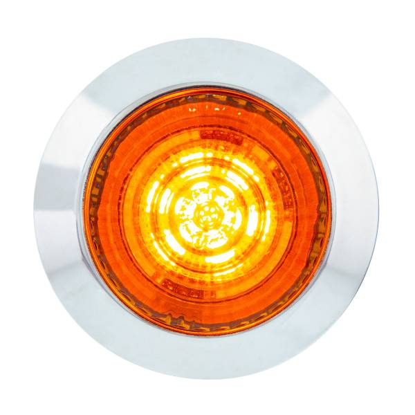 UNITED PACIFIC - UNITED PACIFIC - 36035 - LUZ DE FUNCIÓN DOBLE DE 6 LED DE 1-1/4" (LIQUIDACIÓN/MARCADOR) - LED ÁMBAR/LENTE ÁMBAR