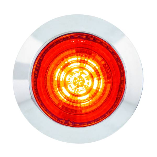 UNITED PACIFIC - UNITED PACIFIC - 36036 - LUZ DE FUNCIÓN DOBLE DE 6 LED DE 1-1/4" (LIQUIDACIÓN/MARCADOR) - LED ROJO/LENTE ROJA