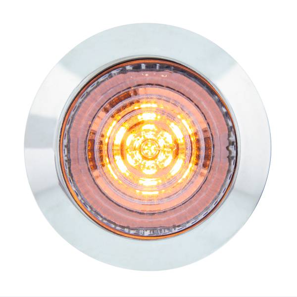 UNITED PACIFIC - UNITED PACIFIC - 36037 - LUZ DE FUNCIÓN DOBLE DE 6 LED DE 1-1/4" (LIQUIDACIÓN/MARCADOR) - LED ÁMBAR/LENTE TRANSPARENTE
