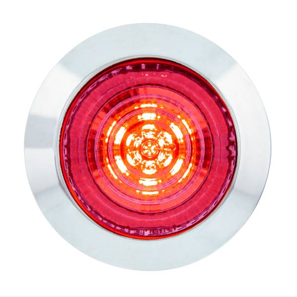UNITED PACIFIC - UNITED PACIFIC - 36038 - LUZ DE FUNCIÓN DOBLE DE 6 LED DE 1-1/4" (LIQUIDACIÓN/MARCADOR) - LED ROJO/LENTE TRANSPARENTE